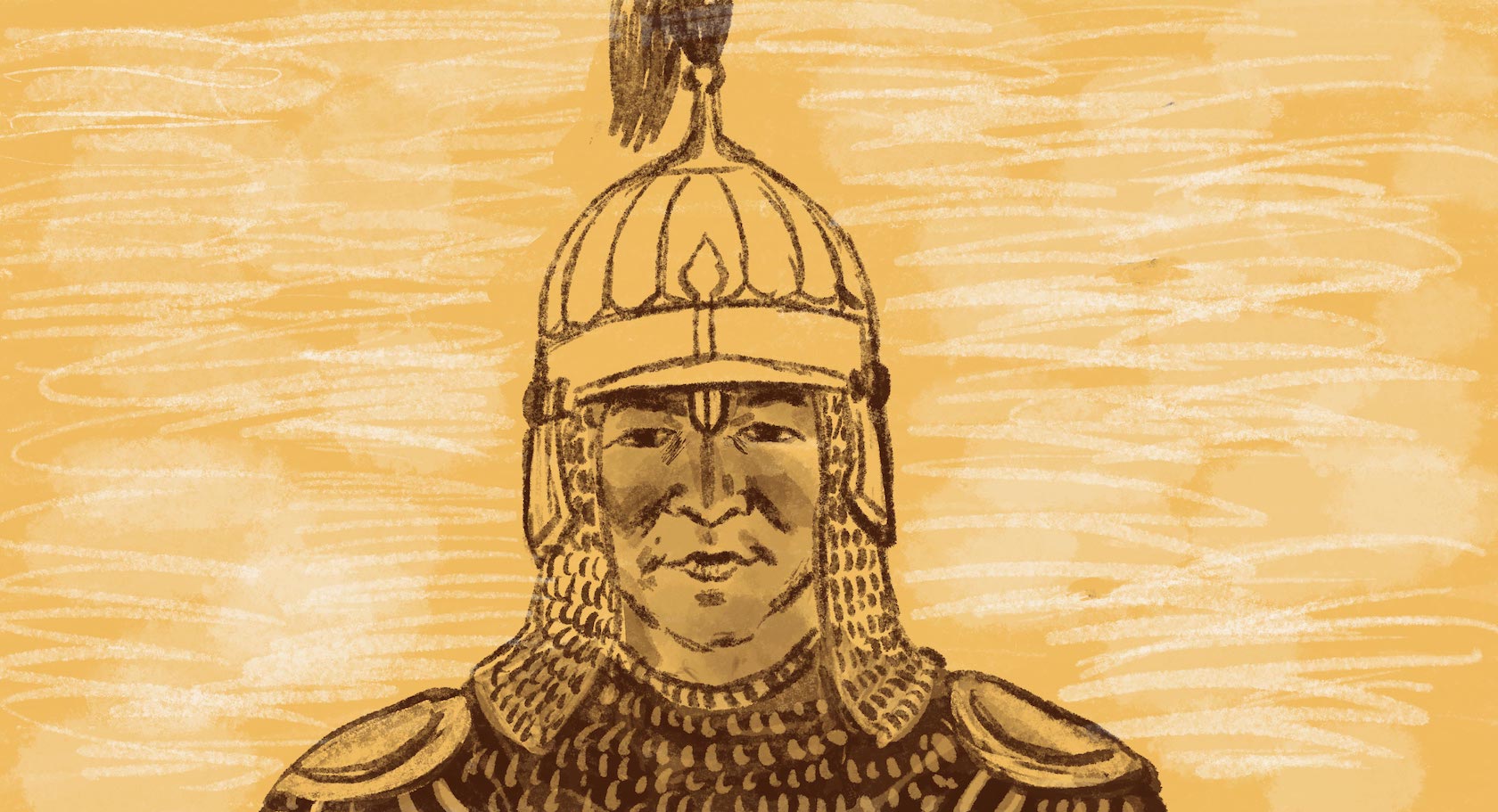 Біз ол келгенше жаттық.